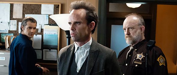 Walton Goggins, Jim Beaver and Timothy Olyphant in Justified - "Foot Chase"