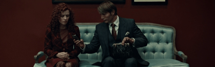Hannibal Episode 2 "Amuse-bouche" - Mads Mikkelsen and Lara Jean Chorostecki