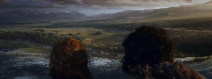 Jon Snow (Kit Harrington) and Ygritte (Rose Leslie) in Game of Thrones, Season 3, Episode 6 - "The Climb"