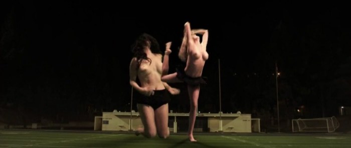 Attack of the 50 ft Cheerleader - Olivia Alexander and Jena Sims nude