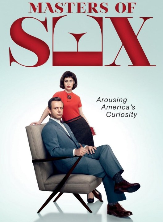 Masters of Sex poster with Michael Sheen and Lizzy Caplan