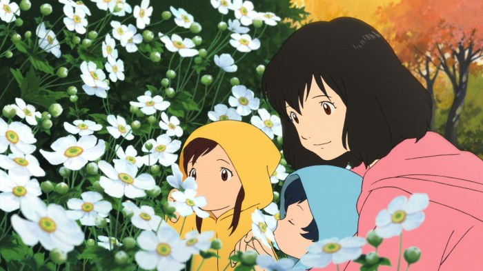 Wolf Children - flowers