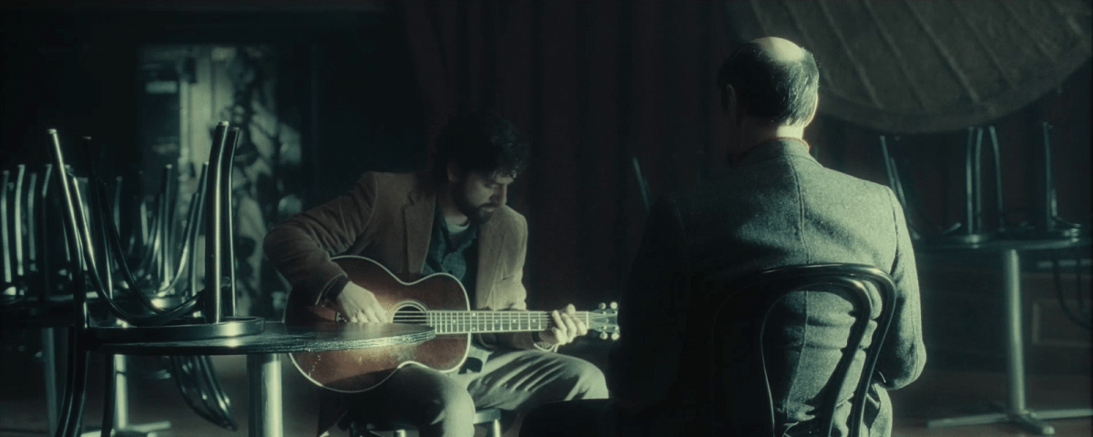Oscar Isaac and F. Murray Abraham in Inside Llewyn Davis