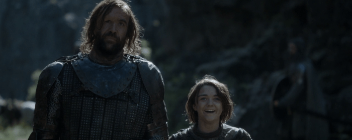 Game of Thrones, Season 4, Episode 8 - Arya laughing