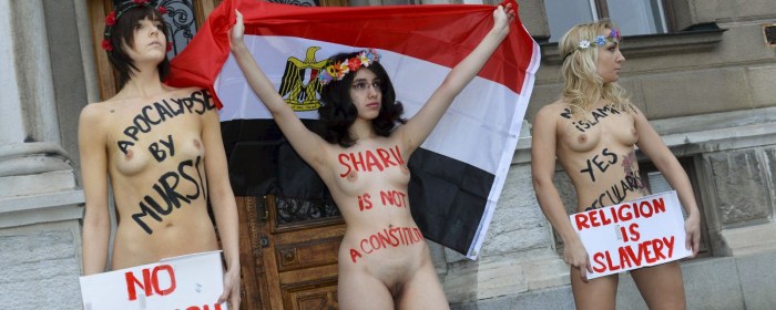Nude FEMEN protestors in Ukraine is Not a Brothel (2013)