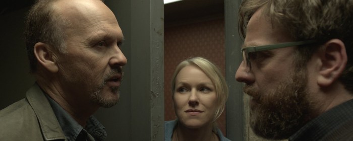Michael Keaton, Naomi Watts and Zach Galifianakis in Birdman (2014)