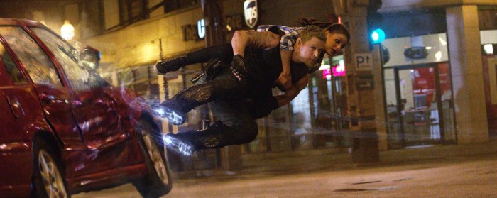 Mila Kunis and Channing Tatum in Jupiter Ascending (2015)