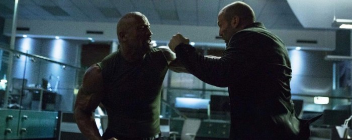 Dwayne Johnson and Jason Statham in Furious 7 (2015)