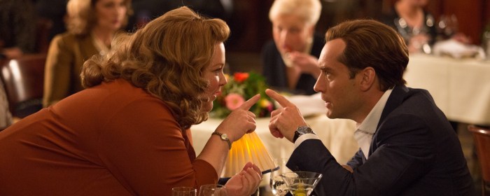 Melissa McCarthy and Jude Law in Spy (2015)
