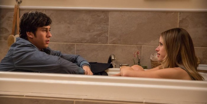 Nat Wolff and Halston Sage in Paper Towns (2015)
