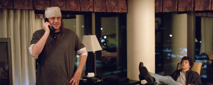 Jason Segel and Jesse Eisenberg in The End of the Tour (2015)