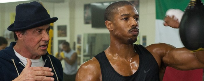 Sylvester Stallone and Michael B. Jordan in Creed (2015)