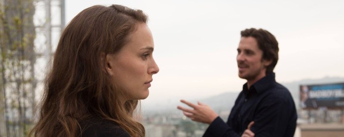 Christian Bale and Natalie Portman in Knight of Cups