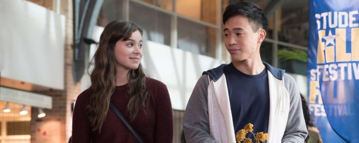Hailee Steinfeld and Hayden Szeto in The Edge of Seventeen