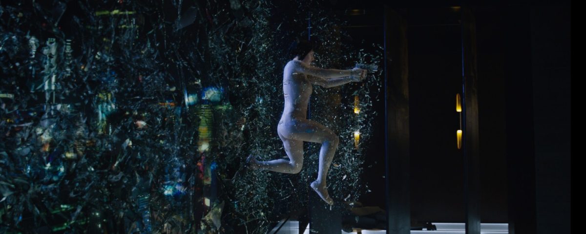Scarlett Johansson plays The Major in Ghost in the Shell